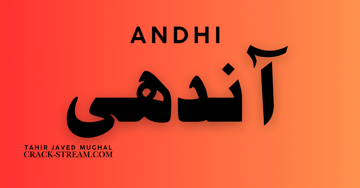 Andhi Urdu Novel